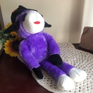 Purple HALLOWEEN Plush LAMB CHOP Dog Toy